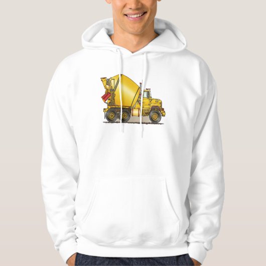 Concrete Truck Mannen Hoodie (Voorkant)