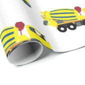 Concrete vrachtwagens voor de bouw van cement cadeaupapier (Rol Hoek)