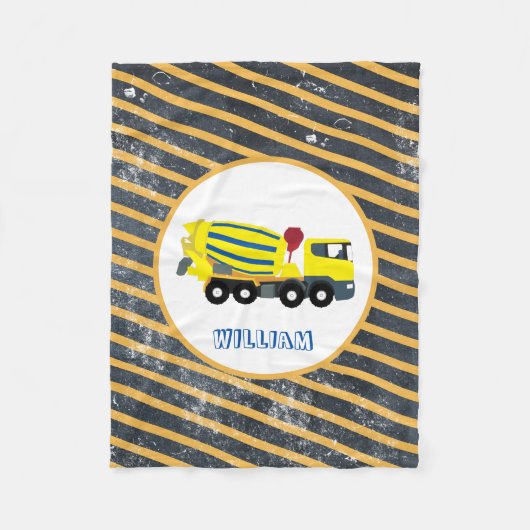 Concrete vrachtwagens voor de bouw van cement fleece deken (Voorkant)