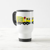 Concrete vrachtwagens voor de bouw van cement reisbeker (Voorkant links)