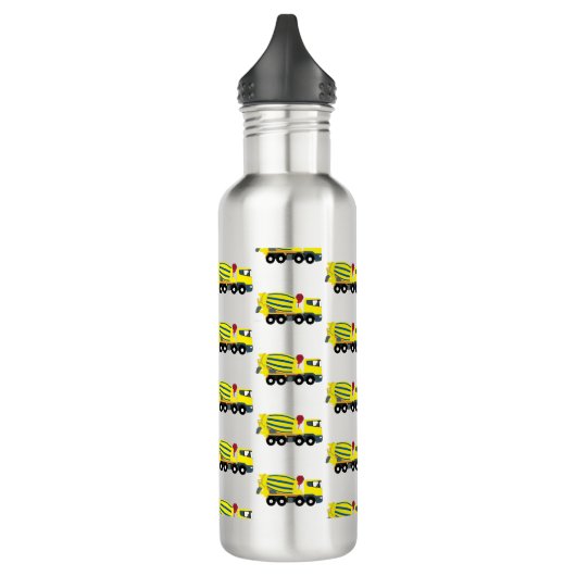 Concrete vrachtwagens voor de bouw van cement waterfles  (Links)