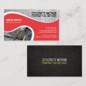 Concrete werken, Visitekaartje bouwbedrijf (Voorkant / Achterkant)