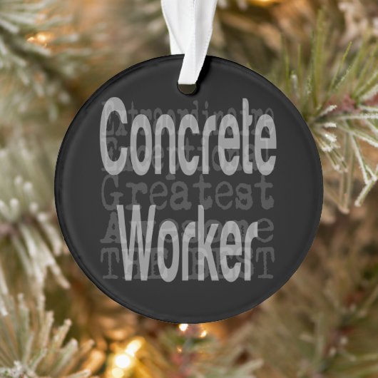 Concrete werker ornament (Boom)