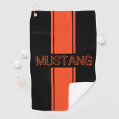 Concurrentie Oranje racestapes Golfhanddoek (Insitu)