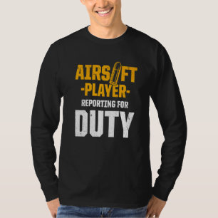 Concurrentie van Airsoft Player Team Sport T-shirt