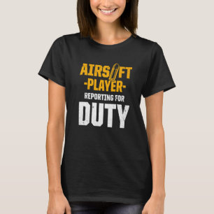 Concurrentie van Airsoft Player Team Sport T-shirt