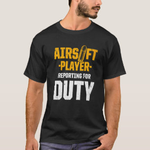 Concurrentie van Airsoft Player Team Sport T-shirt