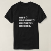 Concurrentie van de BBQ Vleeslijst en Ampersands T-shirt (Design voorkant)