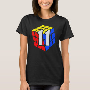 Concurrentiesnelheid van 11 jaar oude verjaardag v t-shirt