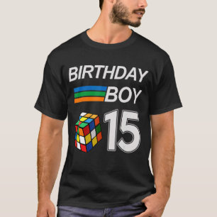 Concurrentiesnelheid van 15 jaar oude verjaardag v t-shirt