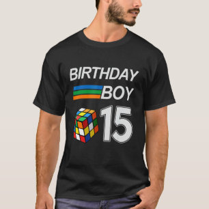 Concurrentiesnelheid van 15 jaar oude verjaardag v t-shirt