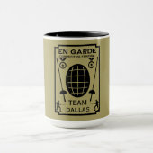 Concurrerend Zwaard Schermen Mok (Midden)