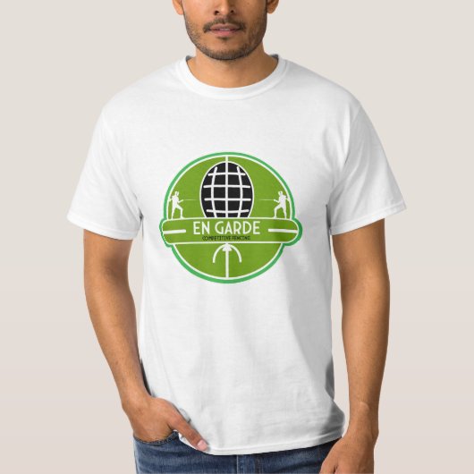 Concurrerend Zwaard Schermen T-shirt (Voorkant)