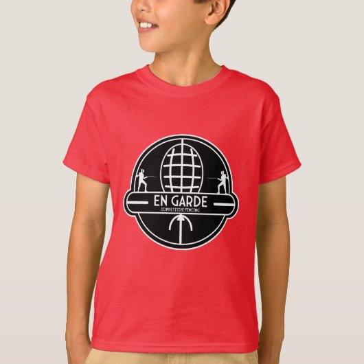 Concurrerend Zwaard Schermen T-shirt (Voorkant)