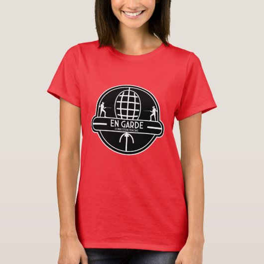 Concurrerend Zwaard Schermen T-shirt (Voorkant)