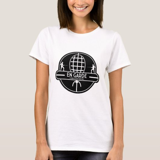 Concurrerend Zwaard Schermen T-shirt (Voorkant)