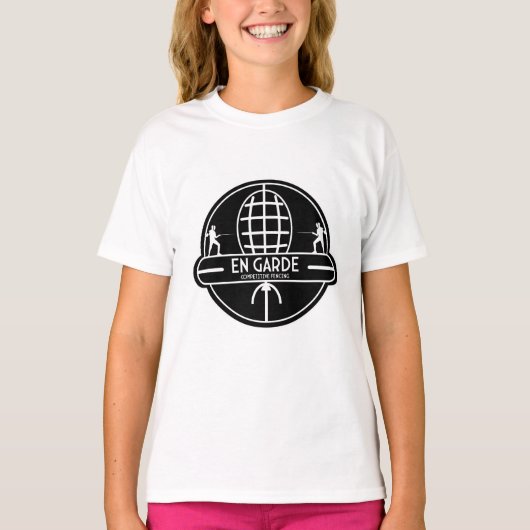 Concurrerend Zwaard Schermen T-shirt (Voorkant)