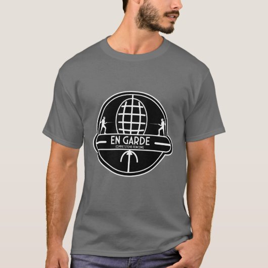 Concurrerend Zwaard Schermen T-shirt (Voorkant)