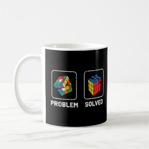 Concurrerende puzzelkubus Probleem opgelost met sn Koffiemok