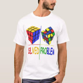 Concurrerende puzzelkubus Probleem opgelost met sn T-shirt (Voorkant)