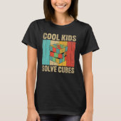 Concurrerende Puzzle Cool Kinder Solve Cubes Spee T-shirt (Voorkant)