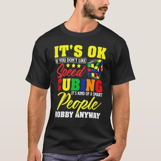 Concurrerende Puzzle Cube Smart People Hobby Speed T-shirt (Voorkant)