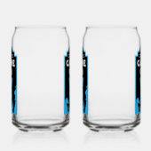 Concurrerende schakers blikvorm glas (Links)