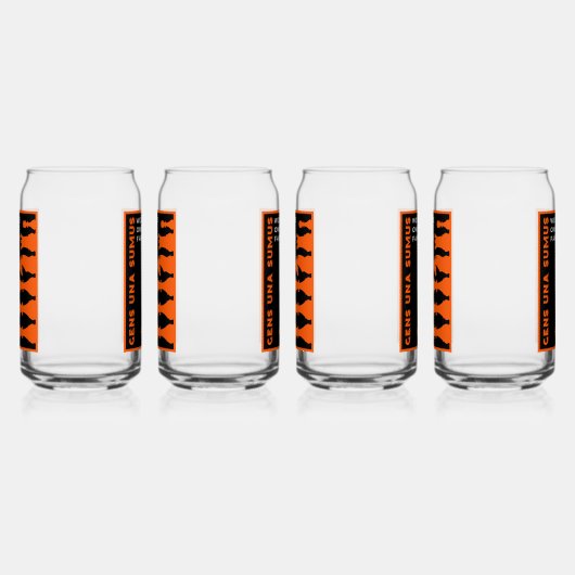 Concurrerende schakers blikvorm glas (Links)