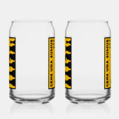 Concurrerende schakers blikvorm glas (Rechts)