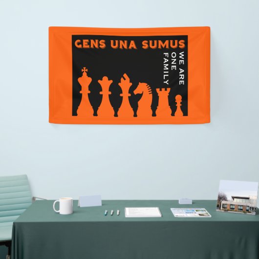 Concurrerende schakers spandoek (Beurs)
