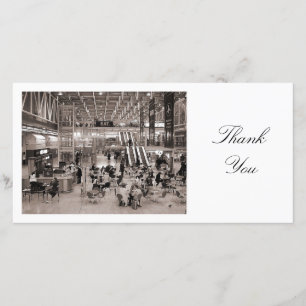 Concursus voor Paddington-station - Hartelijk dank Bedankkaart