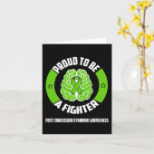 Concussie syndroom bewustzijn trots om een vechter kaart (Gele Bloem)