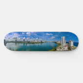 Condado Lagoon, overdag Puerto Rico Skateboard Art (Horizontaal)
