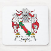 Conde Family Crest Muismat (Voorkant)