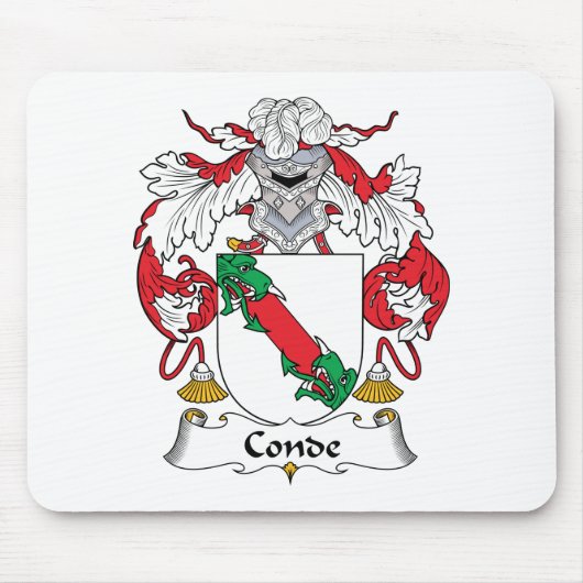 Conde Family Crest Muismat (Voorkant)
