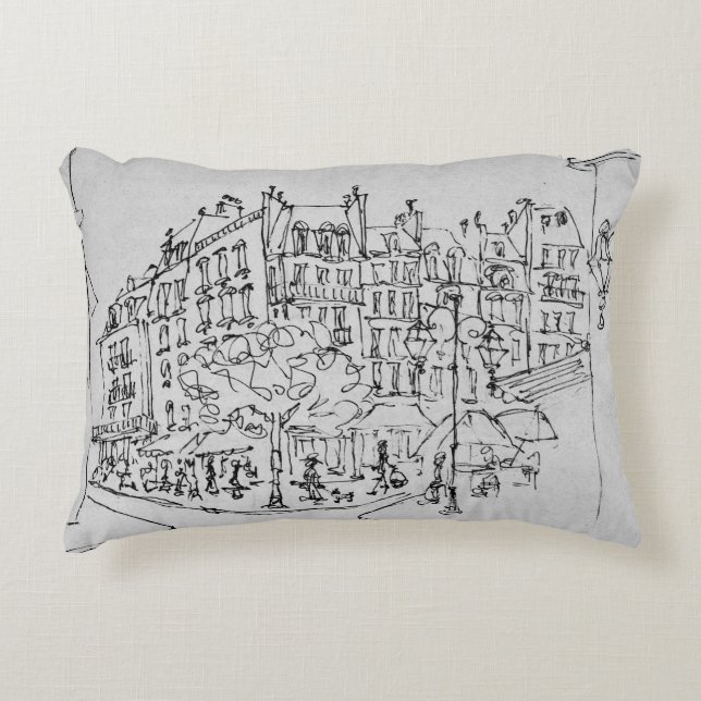 Conde | Jardin du Luxembourg, Parijs Decoratief Kussen (Voorkant)
