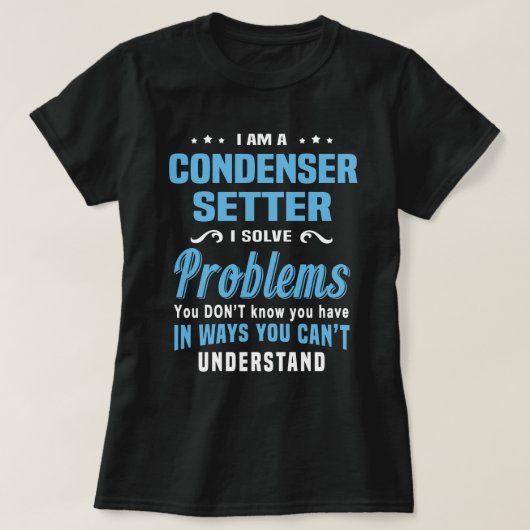 Condensatorzetter T-shirt (Design voorkant)