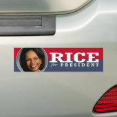 CONDI RICE 2016 BUMPERSTICKER (Op auto)