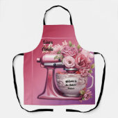 Condo Welkom Baker's Palace Roze Sierkussen Schort (Voorkant)