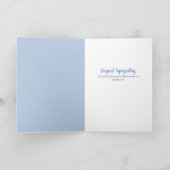 Condoleance bij overlijden van een kat - Regenboog Kaart (Binnen)