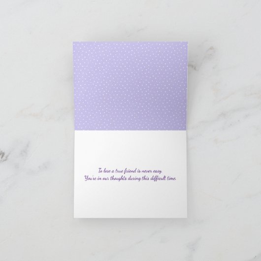 Condoleance bij verlies van een Golden Retriever Kaart (Binnen)