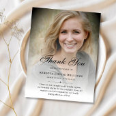 Condoleance Dank Je Wens Aangepaste Funeral Foto Briefkaart
