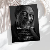 Condoleance Dank U Aangepaste Rouwfoto Briefkaart