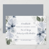 Condoleance Floral Kaart (Voorkant / Achterkant)