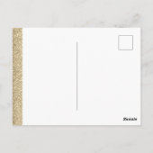 Condoleance Funeral Foto BEDANKT met Hart Briefkaart (Achterkant)