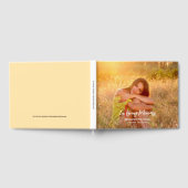 Condoleance gepersonaliseerde foto moderne kalligr gastenboek (Volledig)