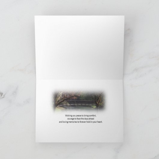 Condoleance Kaart (Binnen)