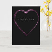 condoléance kaart (Gele Bloem)