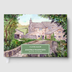 Condoleance Stone Bridge Boerderij Waterverf Gastenboek