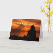 Condoleance voor een hond kaart (Gele Bloem)